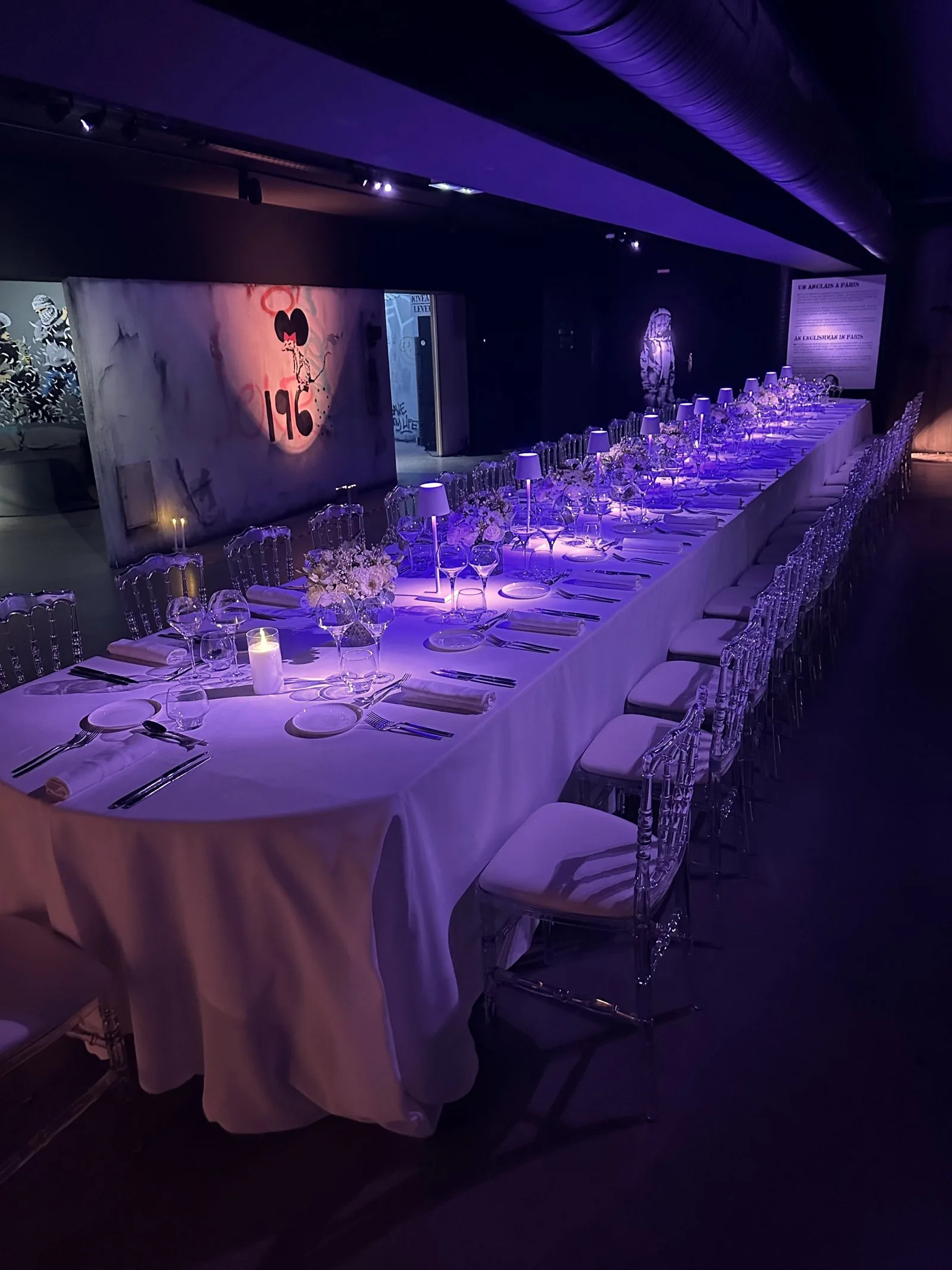 Dîner d’exception au Musée Banksy